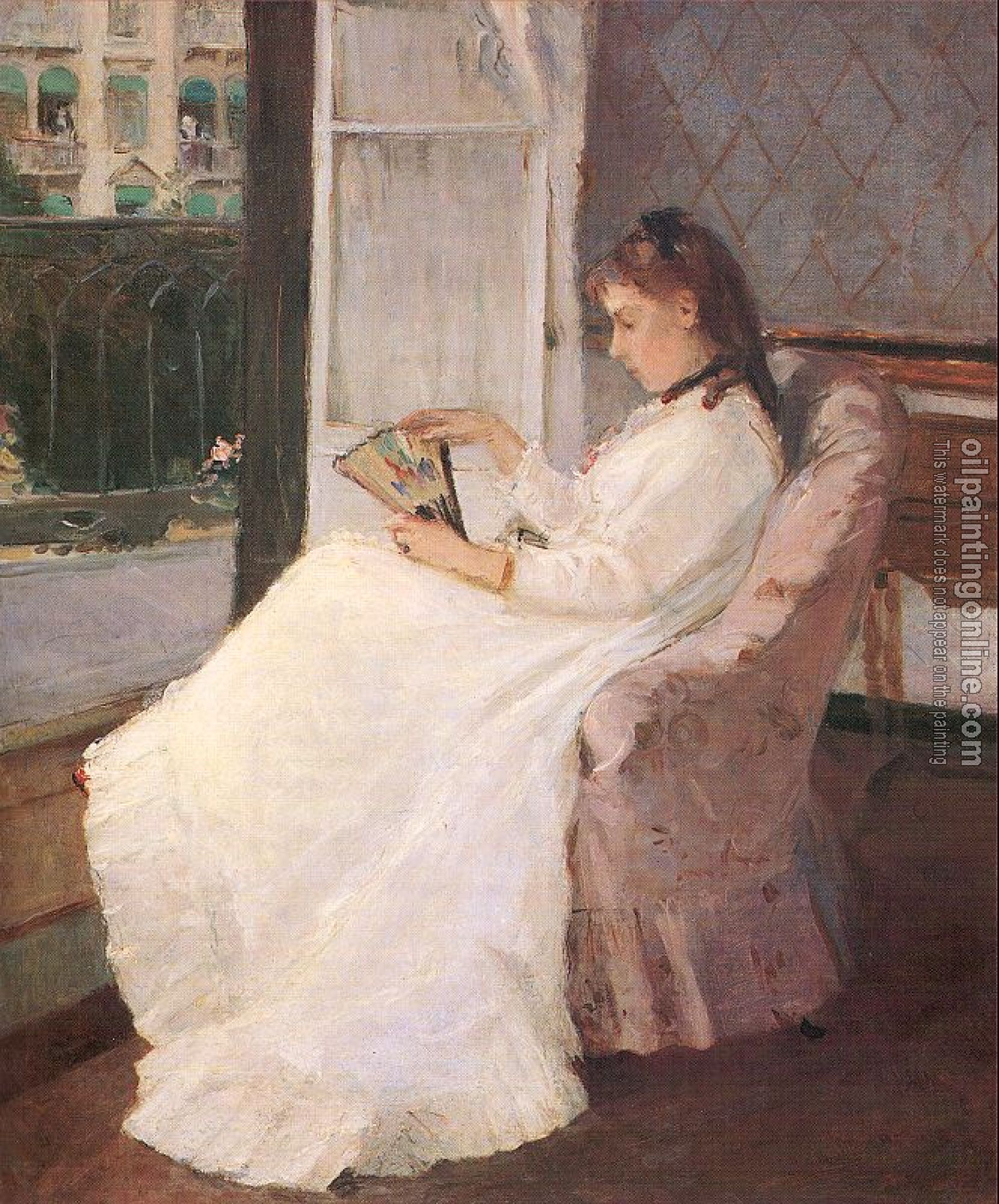 Morisot, Berthe - The Artist's Sister at a Window